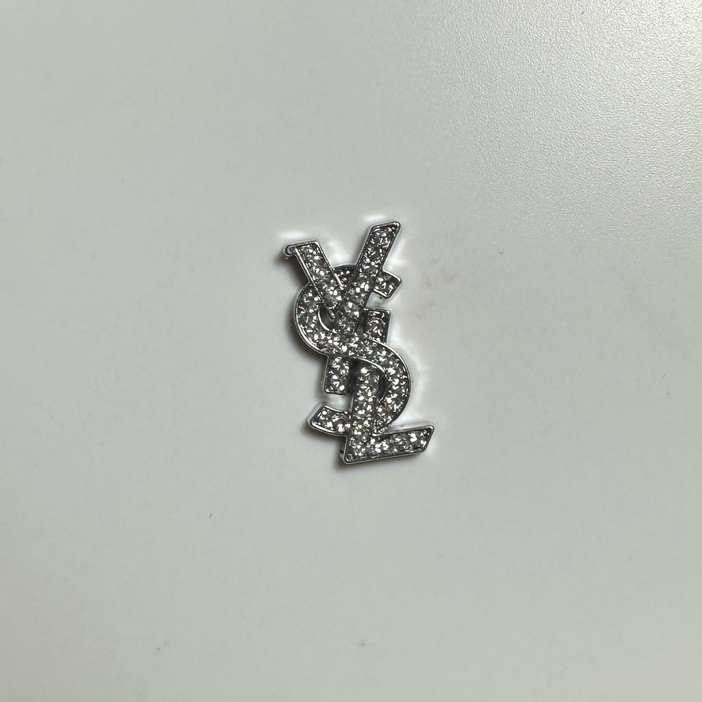 Small ysl Silver letters