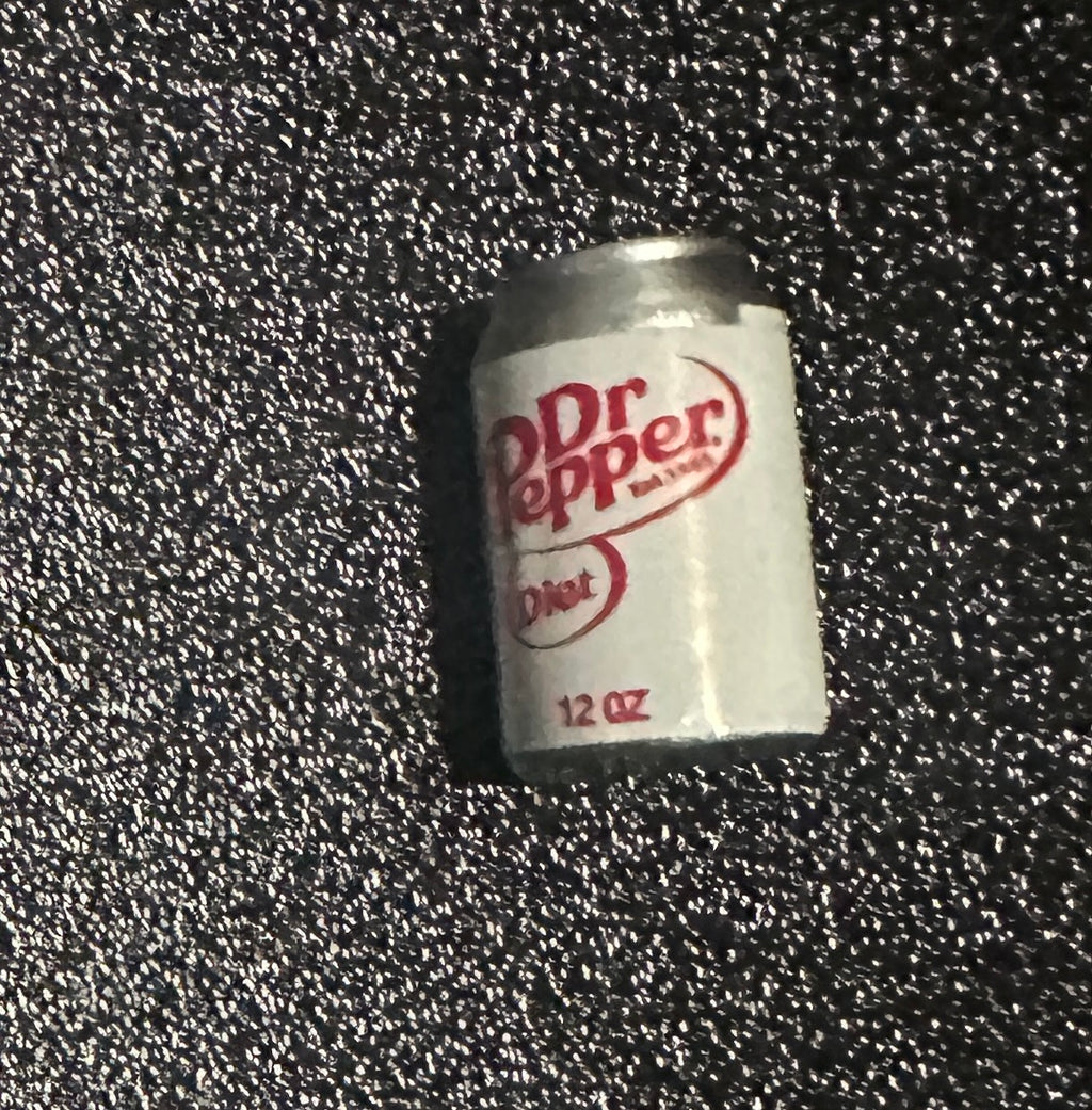 Dr pepper White Can
