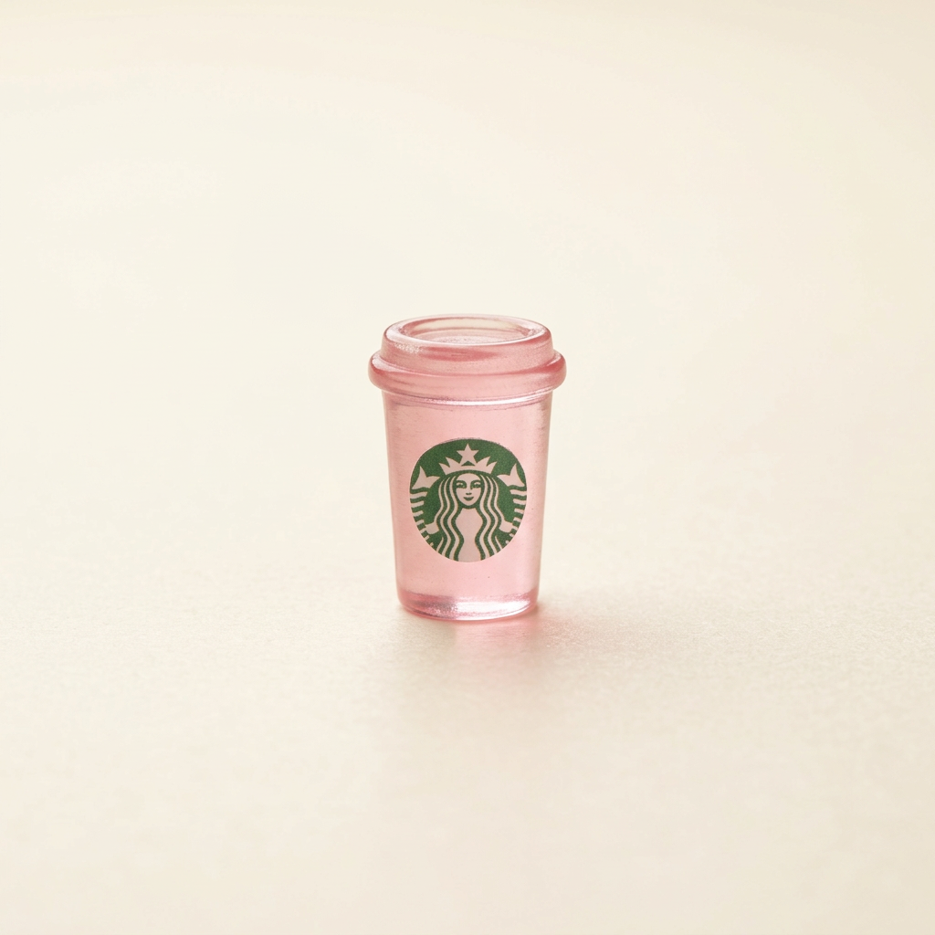 Pink Starbucks Charm