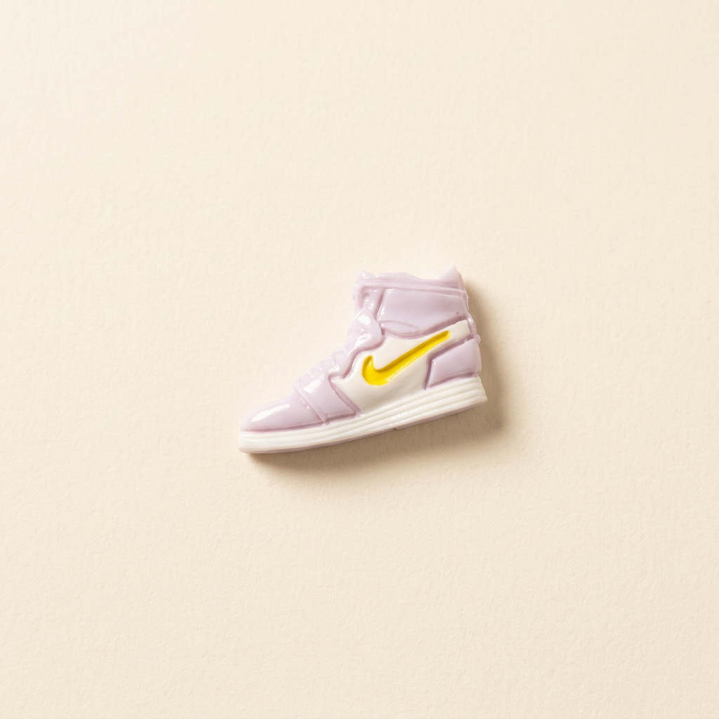 Purple Nike Shoe - Warm Ivory Background (Retry)