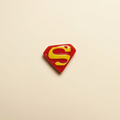 Superman S Triangle - Warm Ivory Background