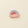 Yeah Rainbow - Warm Ivory Background