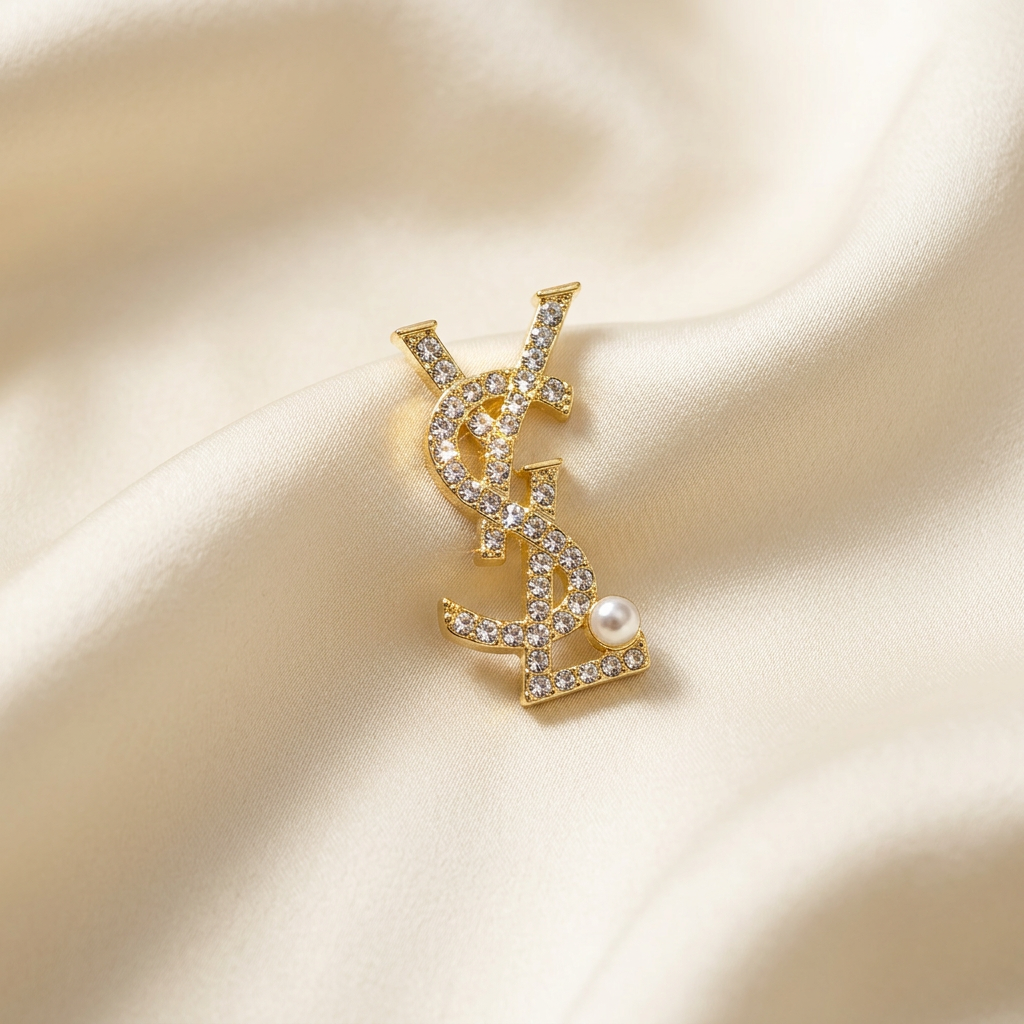 YSL Gold Letters